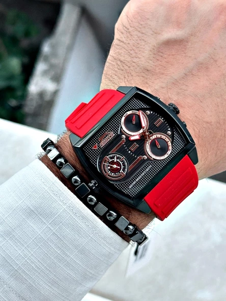 Slazenger SL.09.2208.2.04 Kare Kasa XXL Erkek Kol Saati - Resim 4