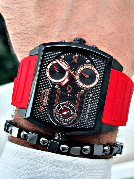 Slazenger SL.09.2208.2.04 Kare Kasa XXL Erkek Kol Saati - Resim 2