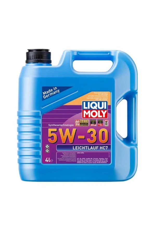 Liqui Moly 5W-30 Leichtlauf Hc7 Sentetik Motor Yağı 4 L