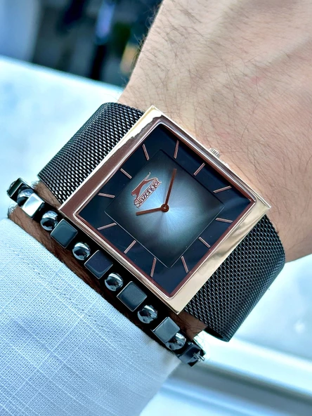 Slazenger SL.09.2209.1.02 Hasır Kordon Erkek Kol Saati - Resim 2