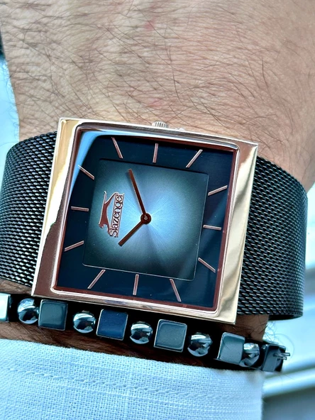 Slazenger SL.09.2209.1.02 Hasır Kordon Erkek Kol Saati - Resim 4