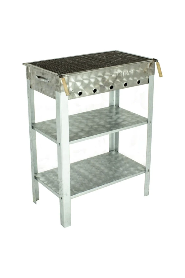 Battal Boy Maltız Izgaralı Krom Mangal Mth-224 ürün görseli