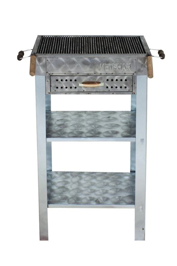 Mth-96 Battal Boy Çekmeceli Maltız Izgaralı Mangal - Resim 3