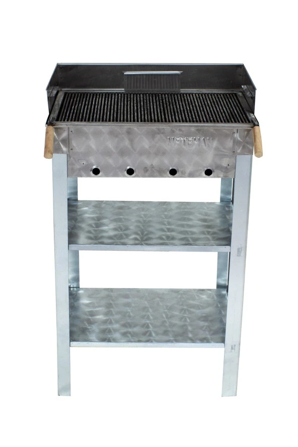 Mth-10 Battal Boy Pervazlı Maltız Izgaralı Mangal - Resim 4