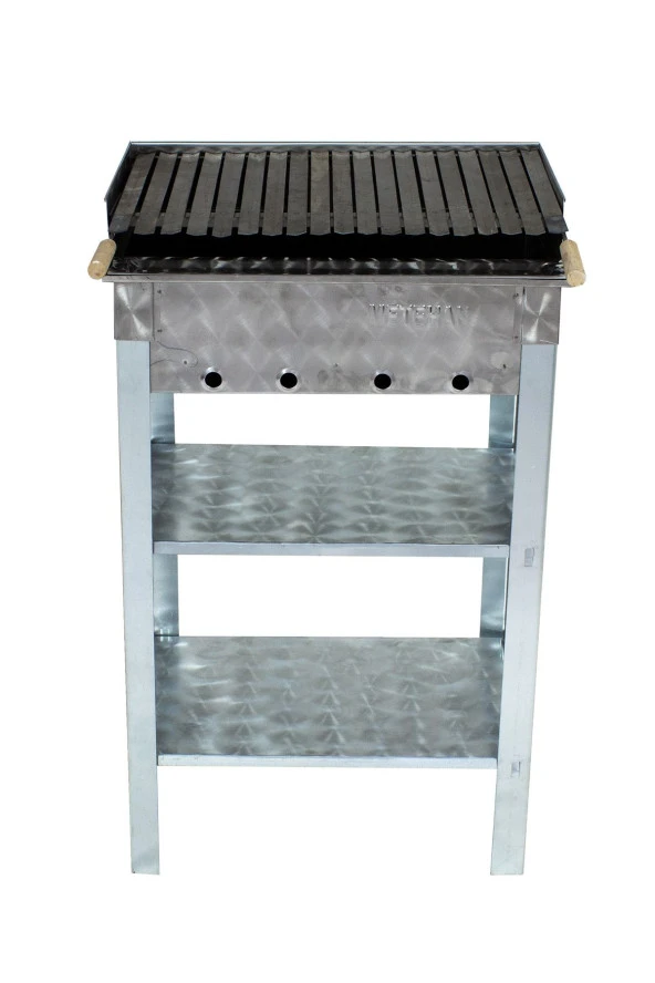 Mth-9 Battal Boy Pervazlı Lama Izgaralı Mangal - Resim 3