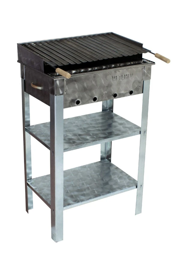 Mth-9 Battal Boy Pervazlı Lama Izgaralı Mangal - Resim 4