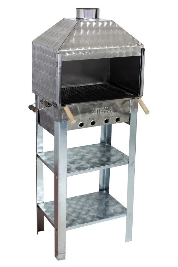 Mth-83 Davlumbazlı Bacalı Maltız Izgaralı Mangal ürün görseli