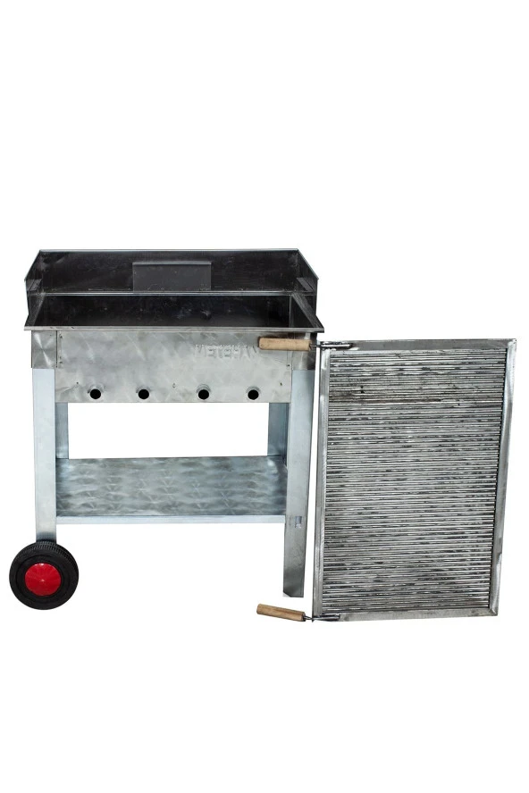 Mth-132 Pervazlı Maltızızgaralı Mangal (2 Tekerlekli) ürün görseli