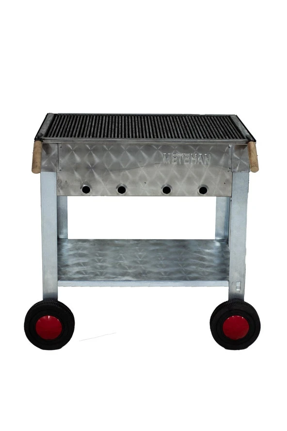 Mth-126 Maltız Izgaralı Mangal (4 Tekerlekli) - Resim 3