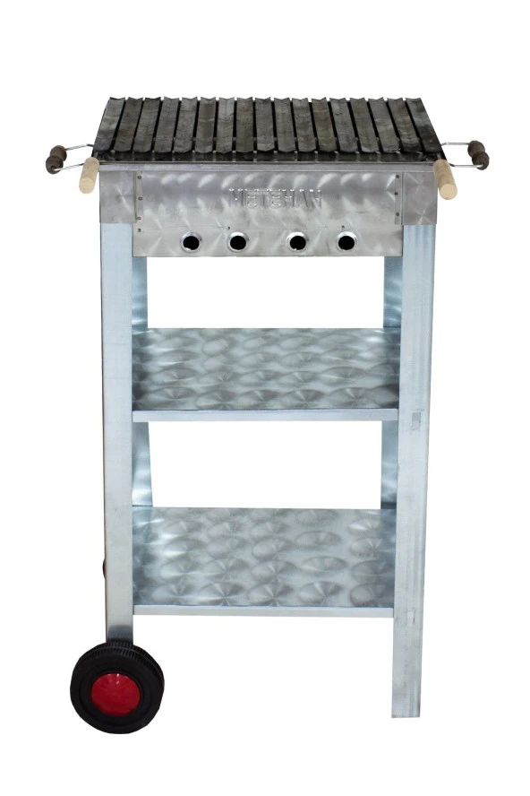 Mth-63 Battal Boy Lama Izgaralı Mangal (2 Tekerlekli) - Resim 2