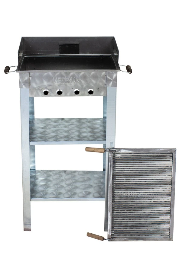 Mth-72 Battal Boy Pervazlı Maltız Izgaralı Mangal - 2