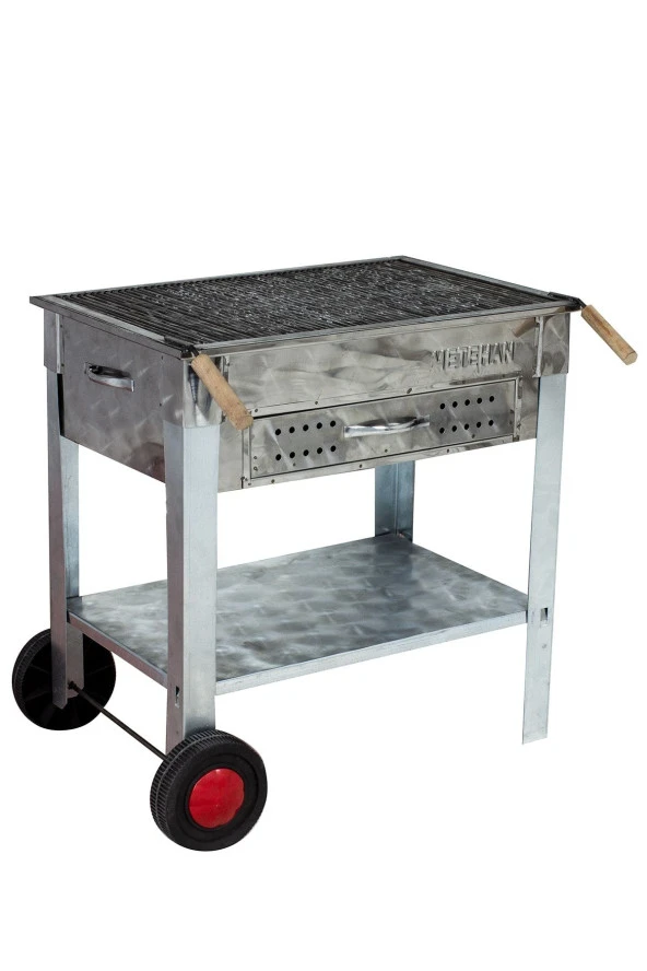 Mth-146 Çekmeceli Maltız Izgaralı Mangal (2 Tekerlekli) - Resim 3