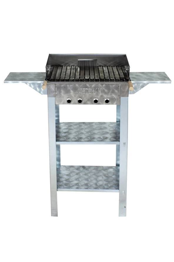 Mth-77 Battal Boy Pervazlı Kanatlı Lama Izgaralı Mangal - Resim 4