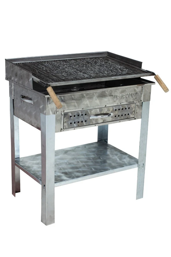 Mth-154 Çekmeceli Pervazlı Maltız Izgaralı Mangal - Resim 3