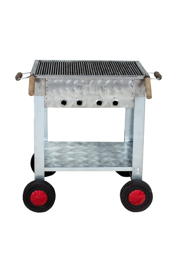 Mth-162 Maltız Izgaralı Mangal (4 Tekerlekli) - Resim 2