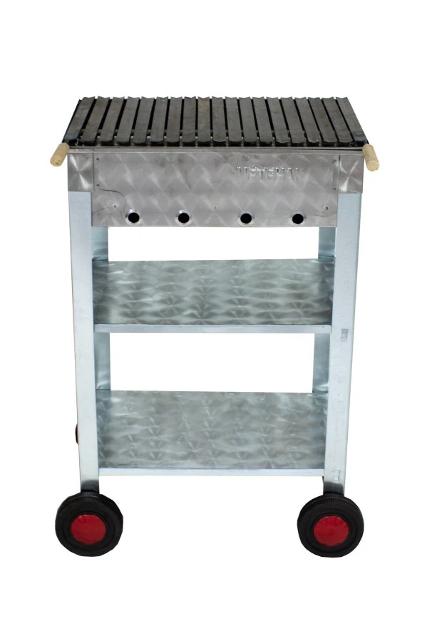 Mth-5 Battal Boy Lama Izgaralı Mangal (4 Tekerlekli) - Resim 2