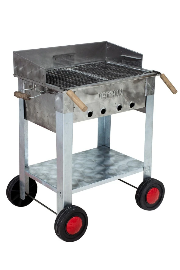 Mth-168 Pervazlı Maltız Izgaralı Mangal (4 Tekerlekli) ürün görseli