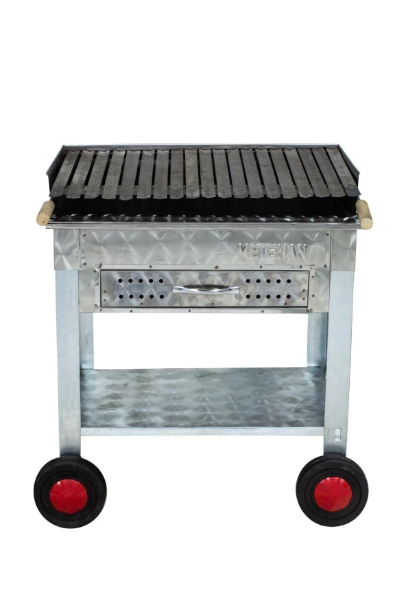 Mth-149 Çekmeceli Pervazlı Lama Izgaralı Mangal (4 Tekerlekli) - Resim 3