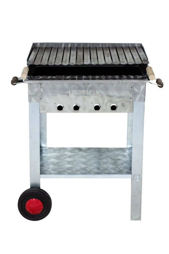 Mth-169 Pervazlı Lama Izgaralı Mangal (2 Tekerlekli) - Resim 4