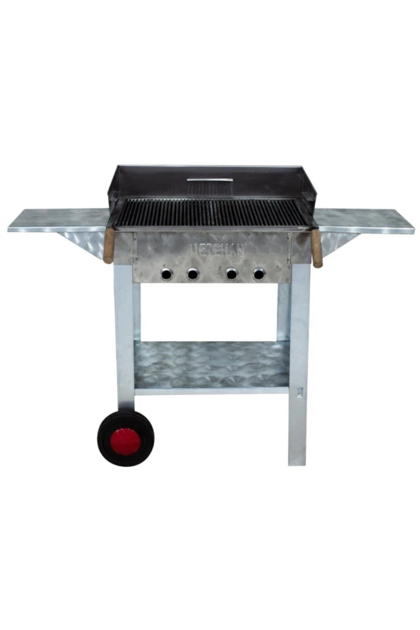 Mth-176 Pervazlı Kanatlı Maltız Izgaralı Mangal (2 Tekerlekli) - Resim 2