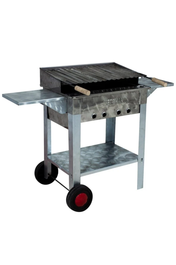 Mth-175 Pervazlı Kanatlı Lama Izgaralı Mangal - Resim 2