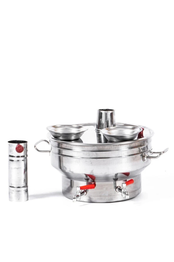 Semaver 2 Adet Alüminyum Demlik 12 Litre - Resim 4