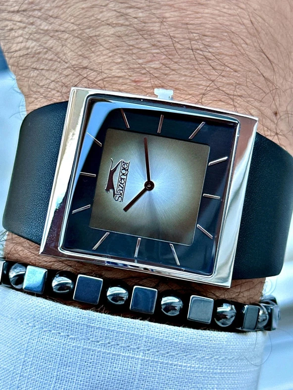 Slazenger SL.09.2210.1.05 Deri Kordon Erkek Kol Saati - Resim 4