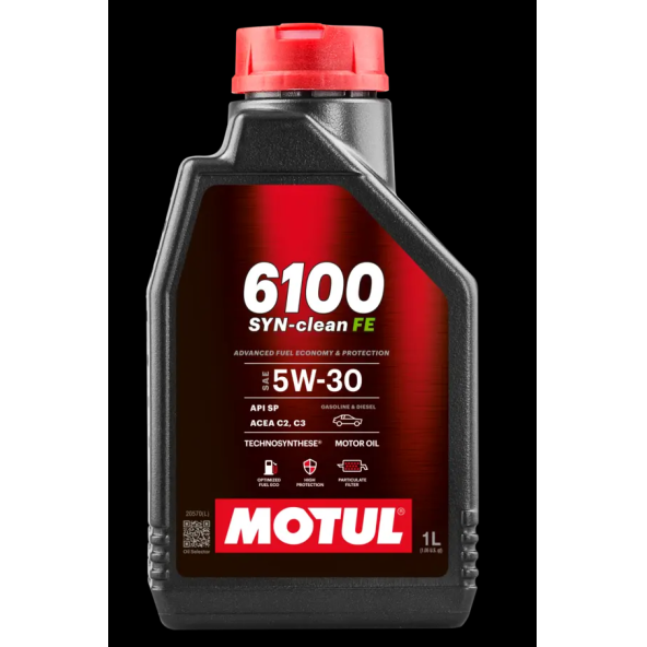 MOTUL 6100 SYN-CLEAN FEPARTİKÜLLÜ  5W-30 1 LİTRE