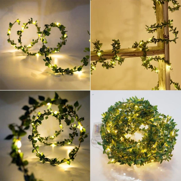 Nettenevime Led Sarmaşık Işıklı Yapay Sarmaşık ve Peri Led 300cm - 2