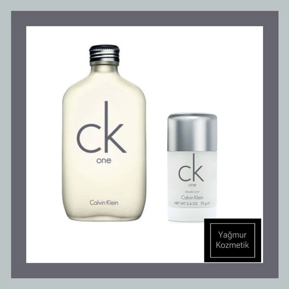 Calvin Klein CK One Edt 200ml.Parfüm 75ml Stick Set. Erkek