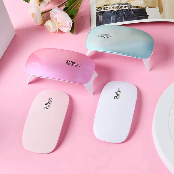 HyMark Mini Jel Tırnak Oje Kurutma Makinesi SUN Mini USB 6W UV LED Tırnak Kurutucu - 7