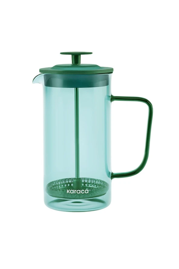 Valentina Borosilikat Cam French Press 350 ml Green