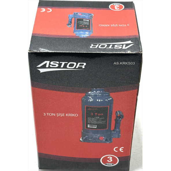Astor 3 Ton Kriko Şişe Tipi Hidrolik Mini