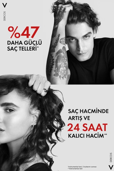 Vichy Dercos Energising Saç Dökülmesine Karşı Şampuan 500 ml - 7