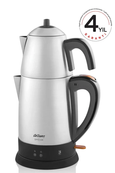 Arzum AR3051 Çaycı Lux 1800 W Çelik Çay Makinesi