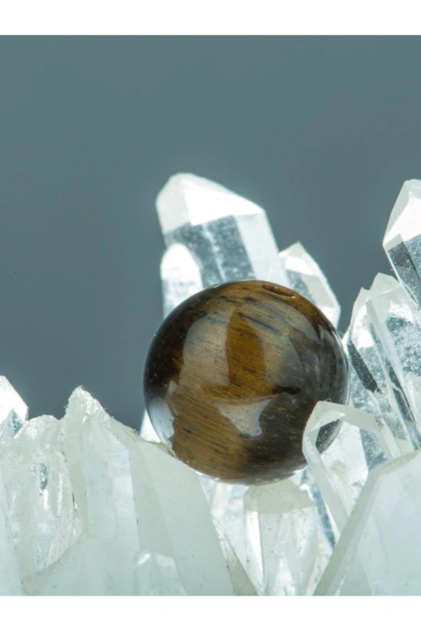 Kaplan Gözü Doğal Taş Bileklik Avangart - 3