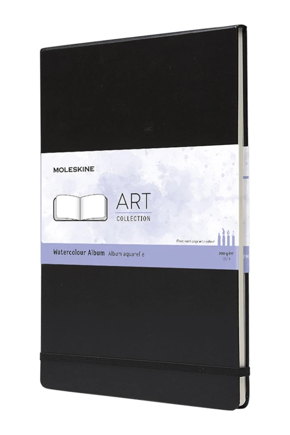 Suluboya Albümü 29,7x21cm, 200g/m2 %25 Pamuk Fiber Soğuk Baskı 60 Sayfa Defter ürün görseli