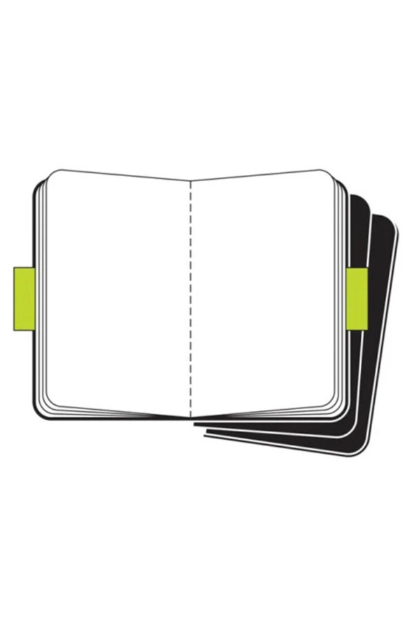 Cahier Pocket 3'lü Çizgisiz Not Defter, 9x14cm - Resim 4