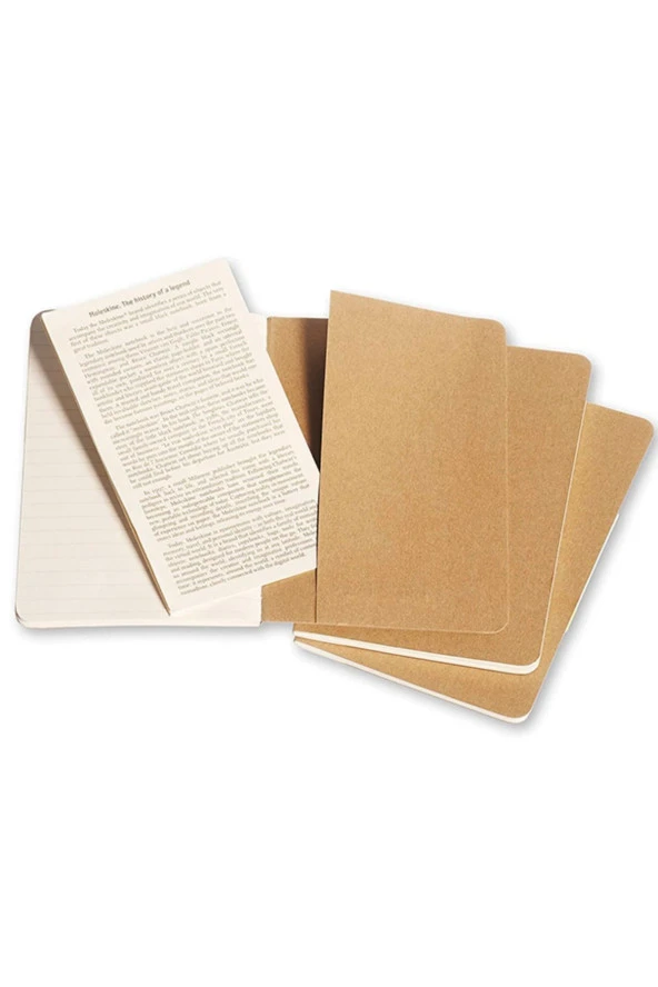 Cahier Pocket 3'lü Çizgili Not Defter, 9x14cm - 3