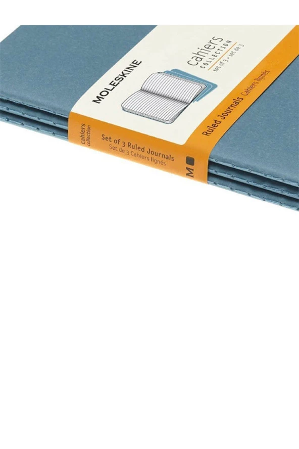 Cahier Pocket 3'lü Çizgili Not Defter, 9x14cm - 4
