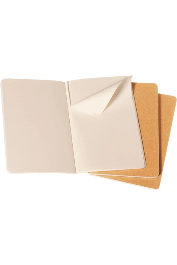 Cahier Pocket 3'lü Çizgisiz Not Defter, 9x14cm - 4