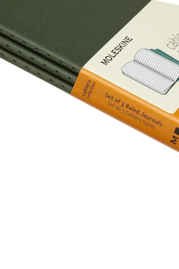 Cahier Large 3'lü Çizgili Journal Not Defter, 13x21cm - Resim 3