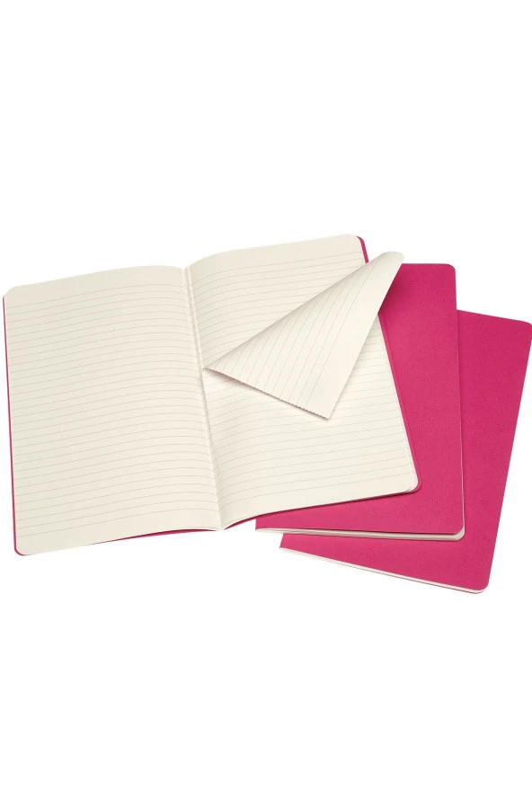 Cahier Large 3'lü Çizgili Journal Not Defter, 13x21cm - 2