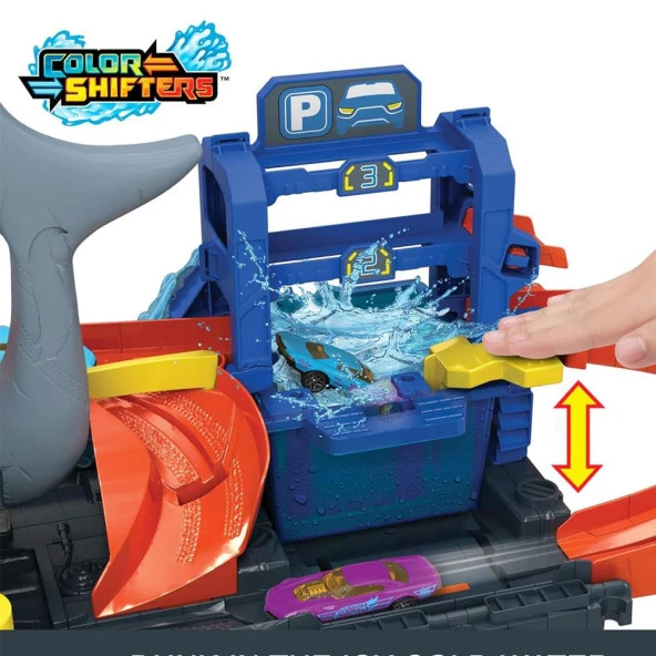 Hot Wheels Muhteşem Köpek Balığı Araba Yıkama HTN82 Lisanslı Ürün - 4