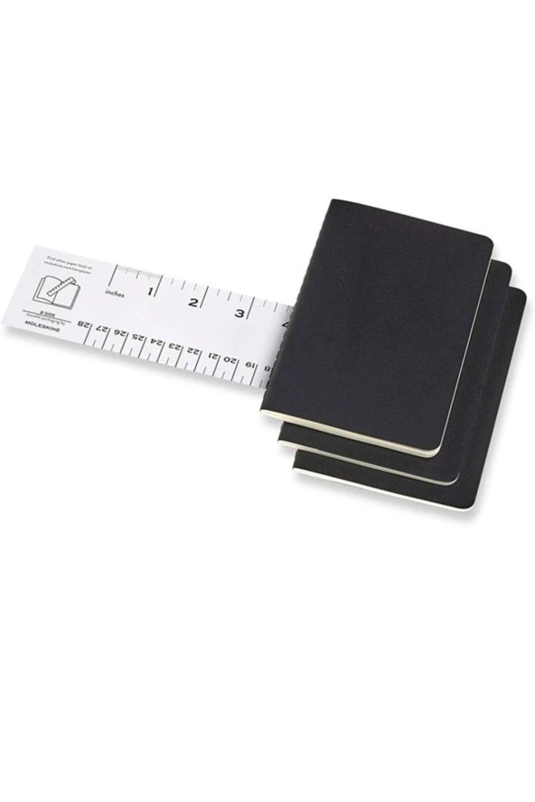 Cahier Pocket 3'lü Noktalı Not Defter, 9x14cm Siyah - 5