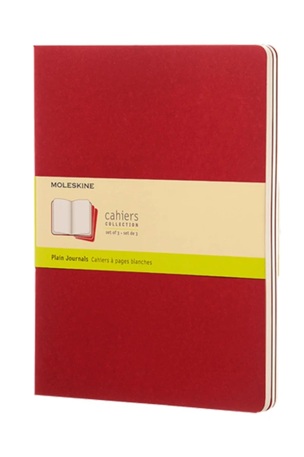 Cahier Xl 3'lü Çizgisiz Not Defter, 19x25cm ürün görseli