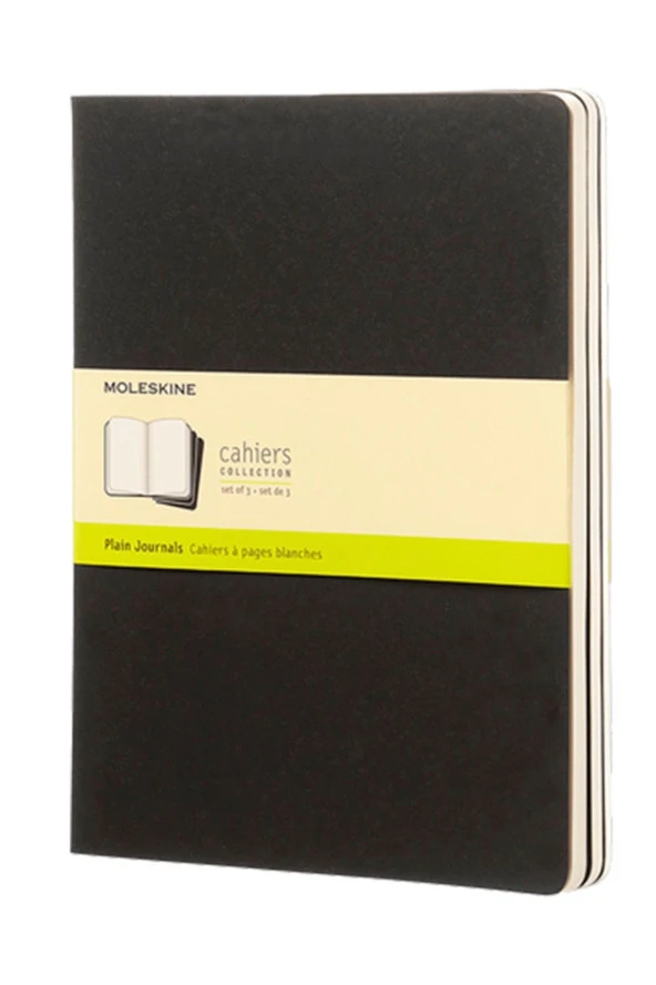Cahier Xl 3'lü Çizgisiz Not Defter, 19x25cm