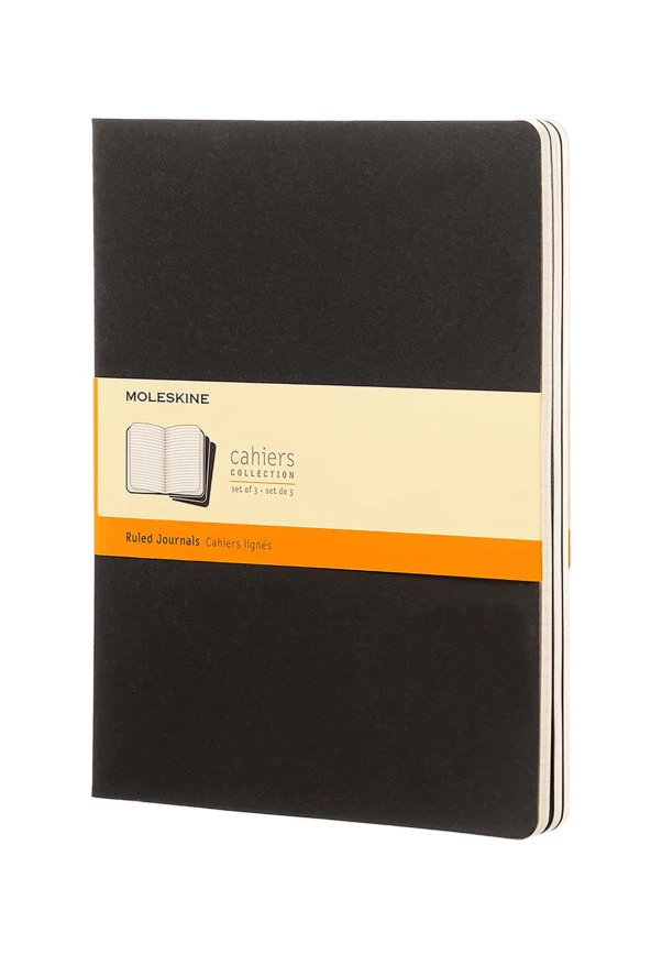 Cahier XL 3'lü Çizgili Not Defter, 19x25cm