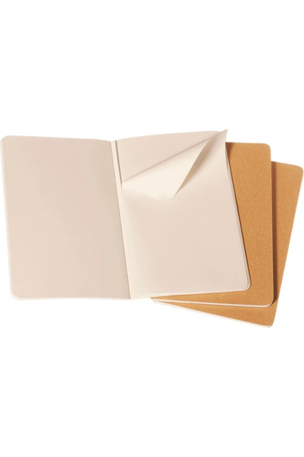 Cahier Pocket 3'lü Çizgisiz Not Defter, 9x14cm - 6