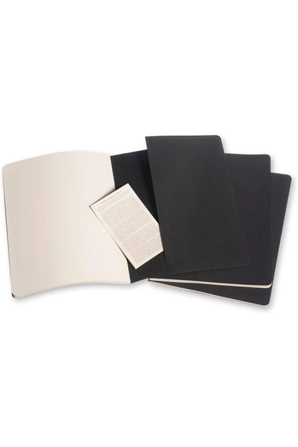 Cahier Xl 3'lü Çizgisiz Not Defter, 19x25cm - Resim 3